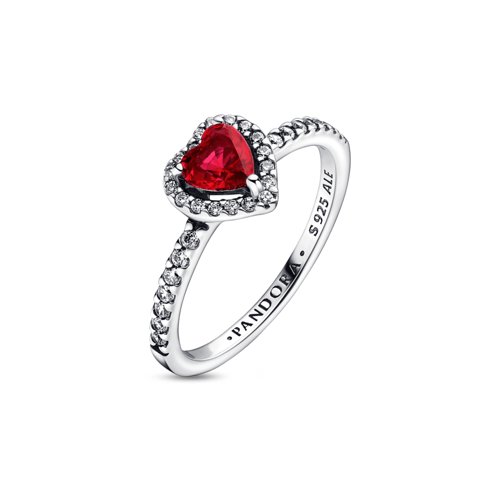 Anel Coracao Vermelho ElevadoAnel Coracao Vermelho Elevado