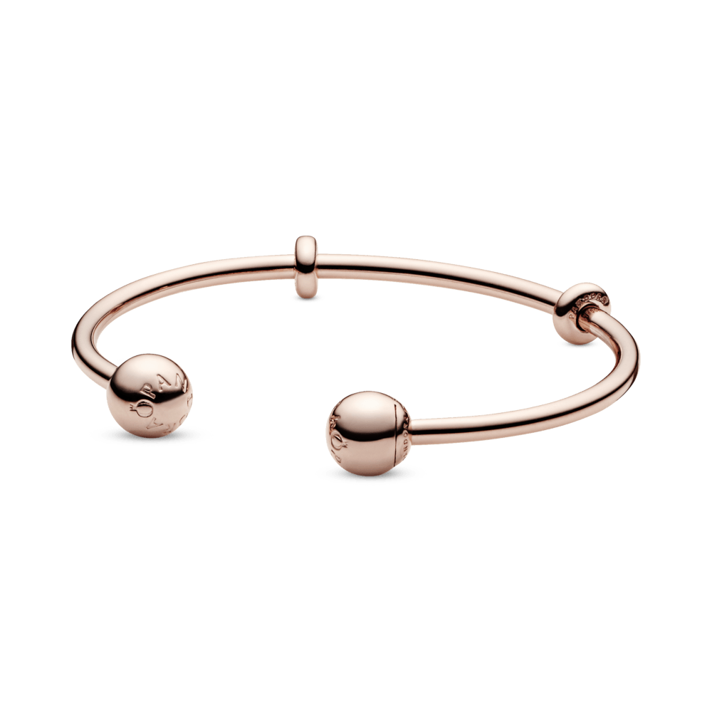 Bracelete Pandora Evolution Em Ouro Rose