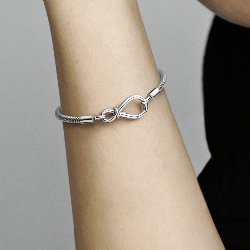 Bracelete De Trama No Infinito Pandora Moments