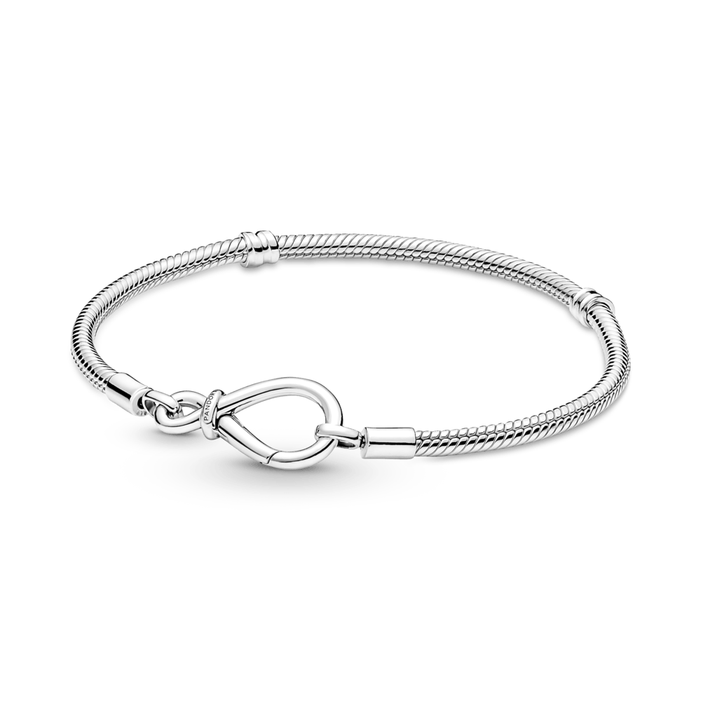 Bracelete De Trama No Infinito Pandora Moments