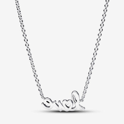 Colar Sparkling Handwritten Love
