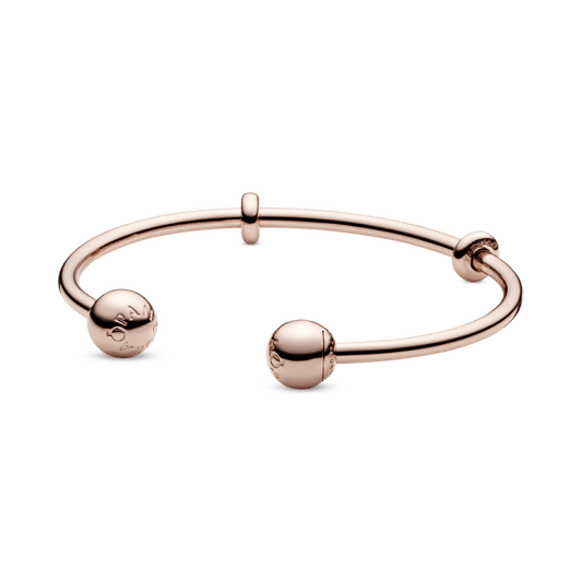 Bracelete Pandora Evolution Em Ouro Rose
