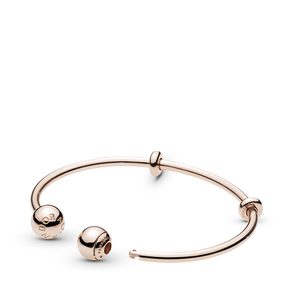 Bracelete Pandora Evolution Em Ouro Rose