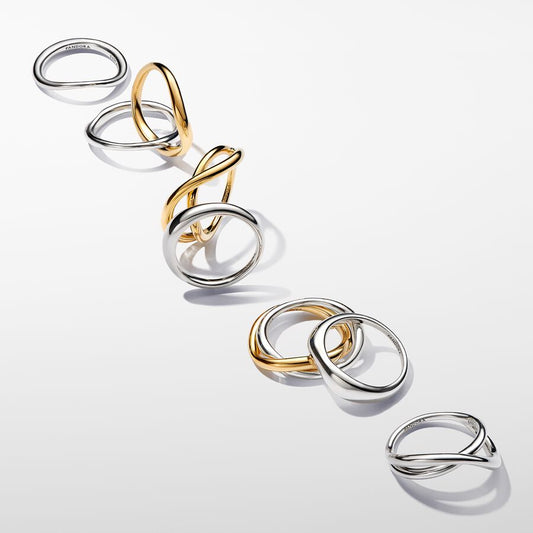 Anel design orgânico